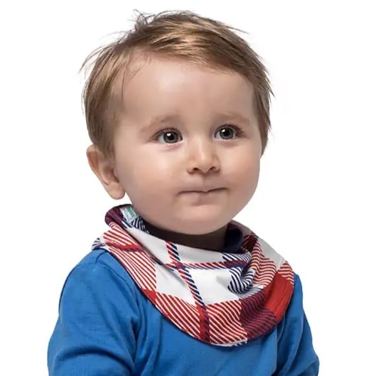 Mama Önlüğü - 0-6 Ay - Ekose 