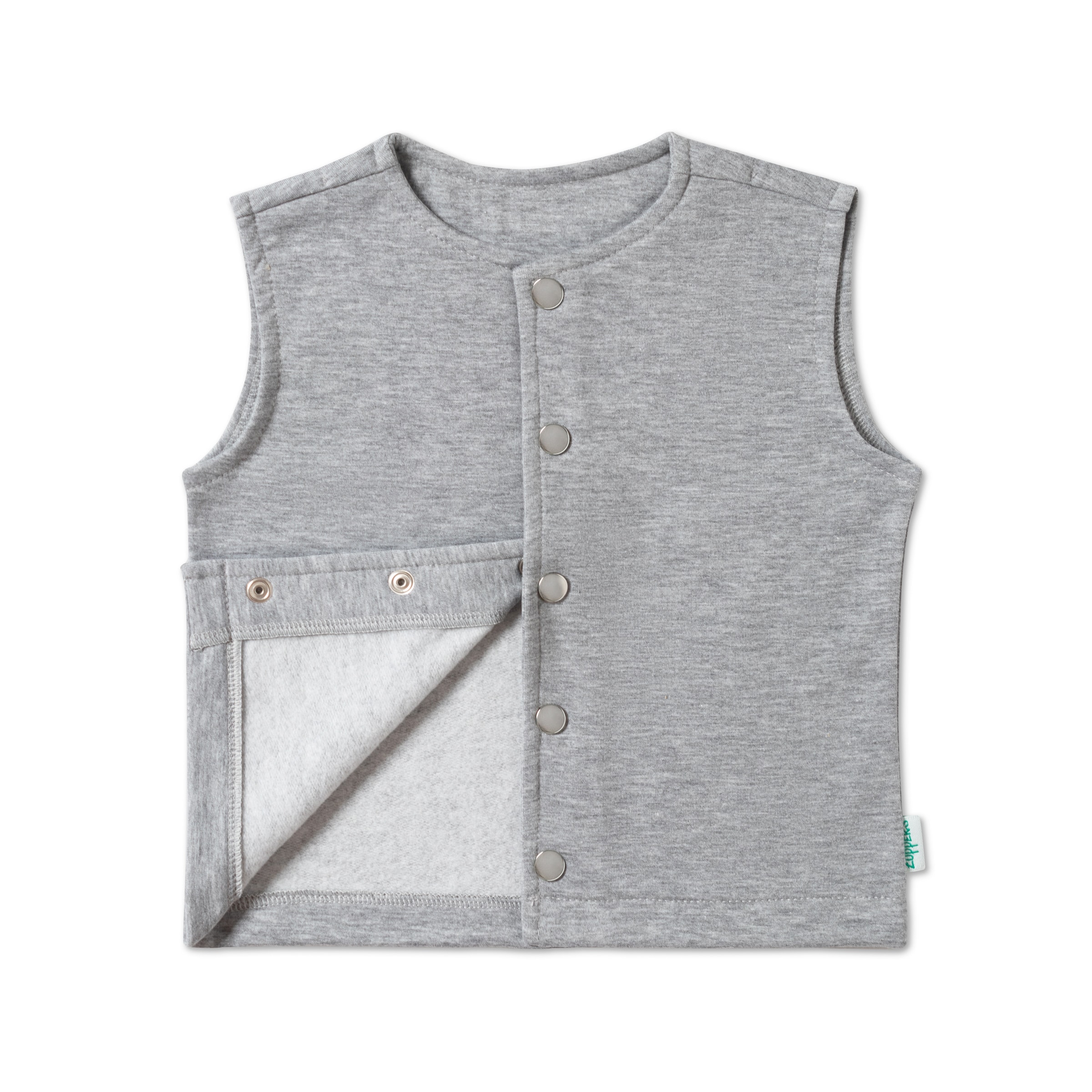 Kalın Pamuk Yelek Çıtçıtlı