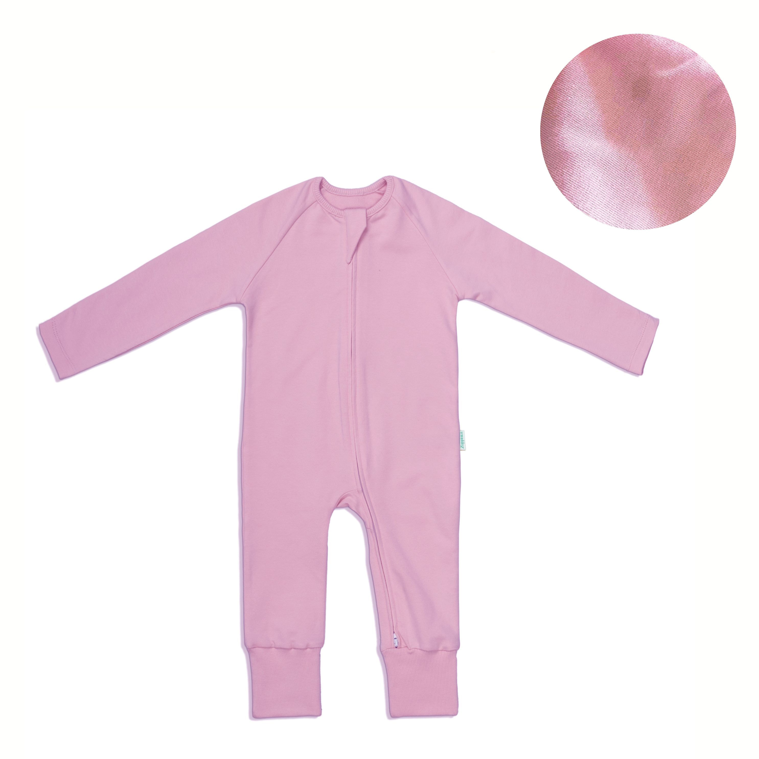 Boya Lekeli Çocuk Ayaklı Uyku Tulumu (2-3 Yaş) - Roza - 1 TOG