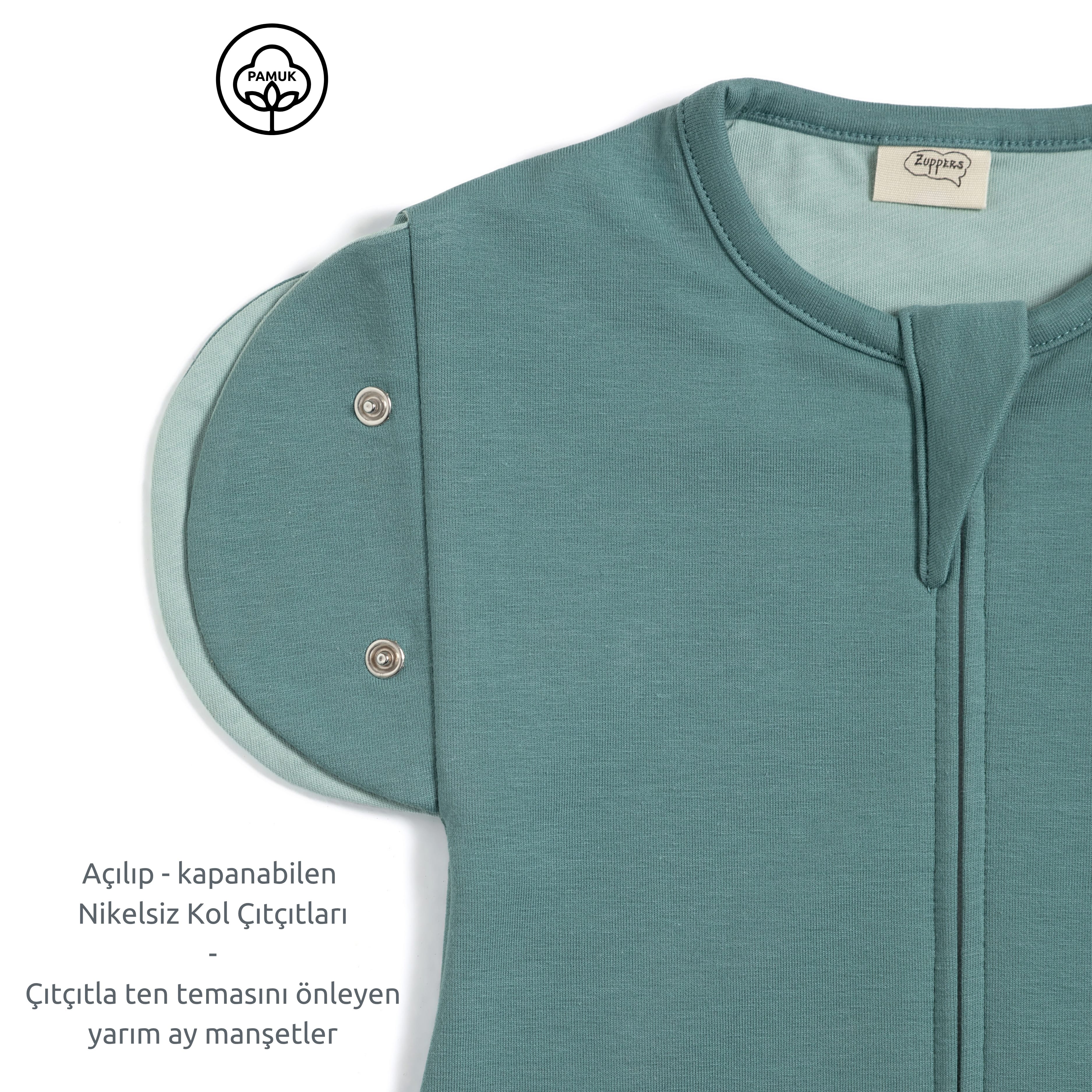 Çift Katlı Pamuk Bebek Kundak Tulum - 1,5 TOG