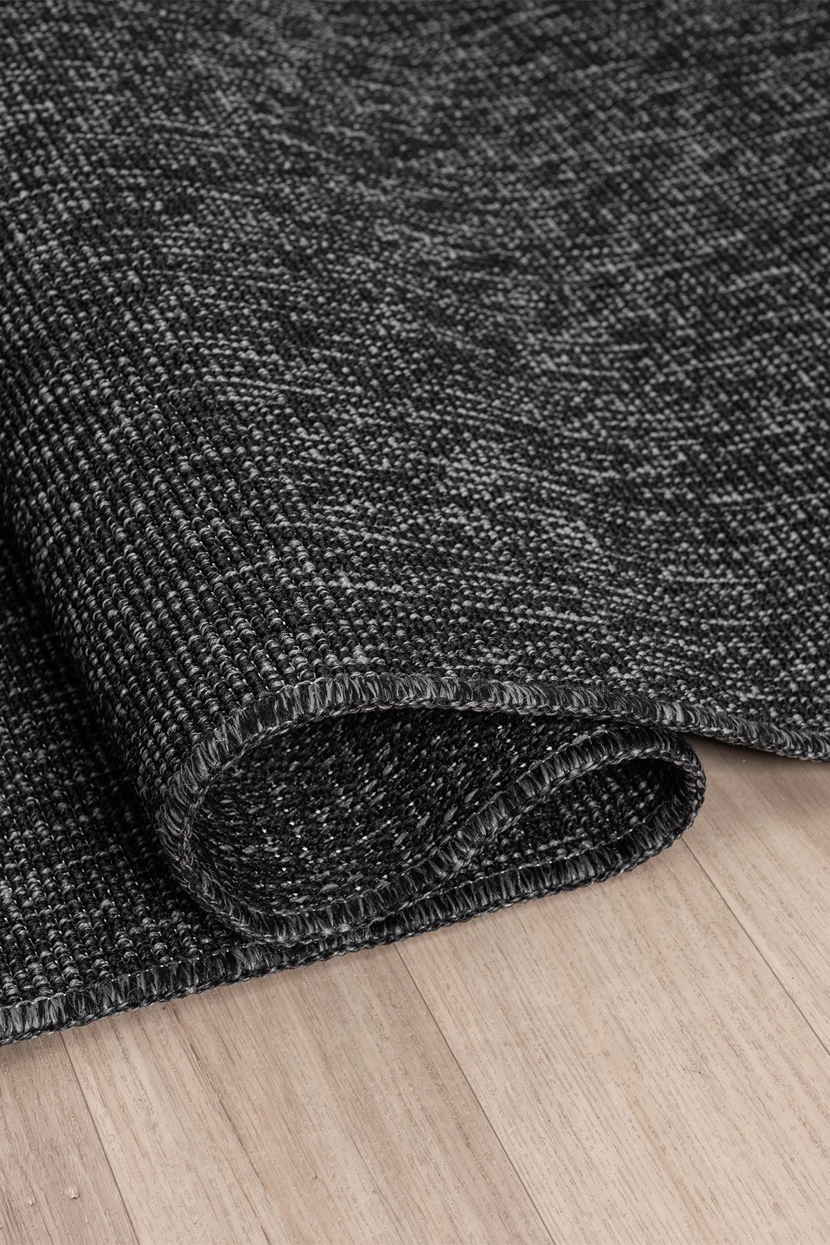 Hanlı halı nice662antrsit hasır dokulu mutfak halısı koridor halısı balkon halısı kesme halı