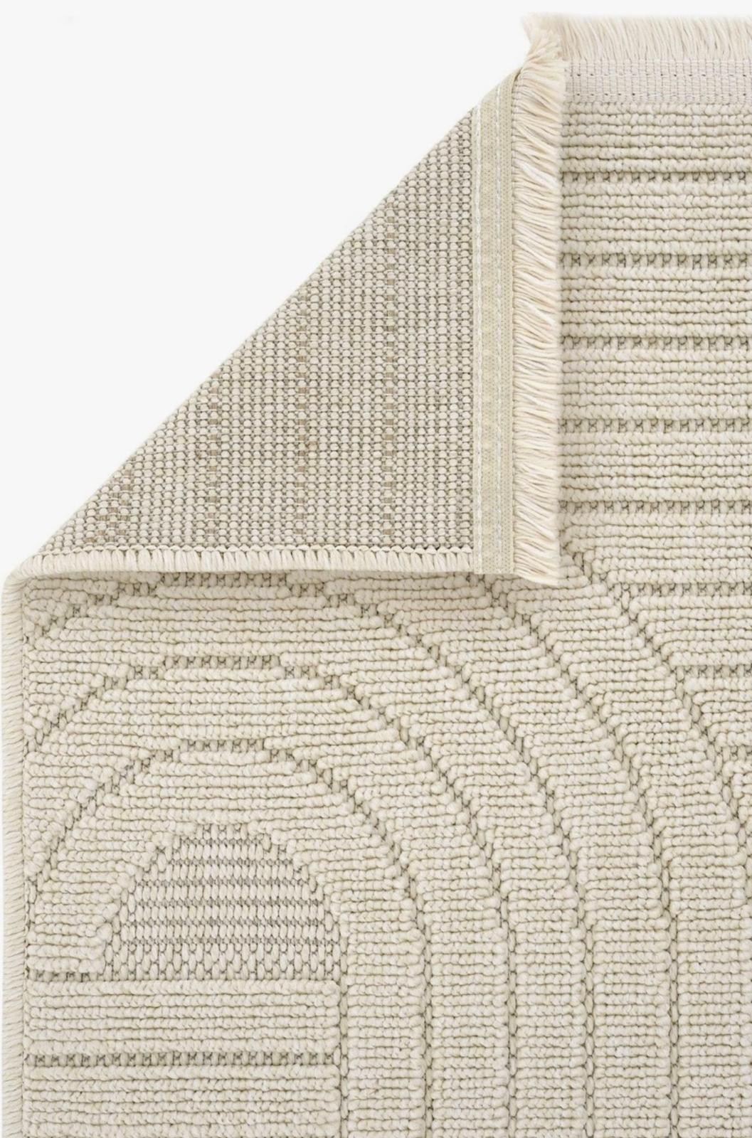 hanlı halı hasır 623 krem ince halı kilim mutfak halısı oturma odası halısı kesme halı