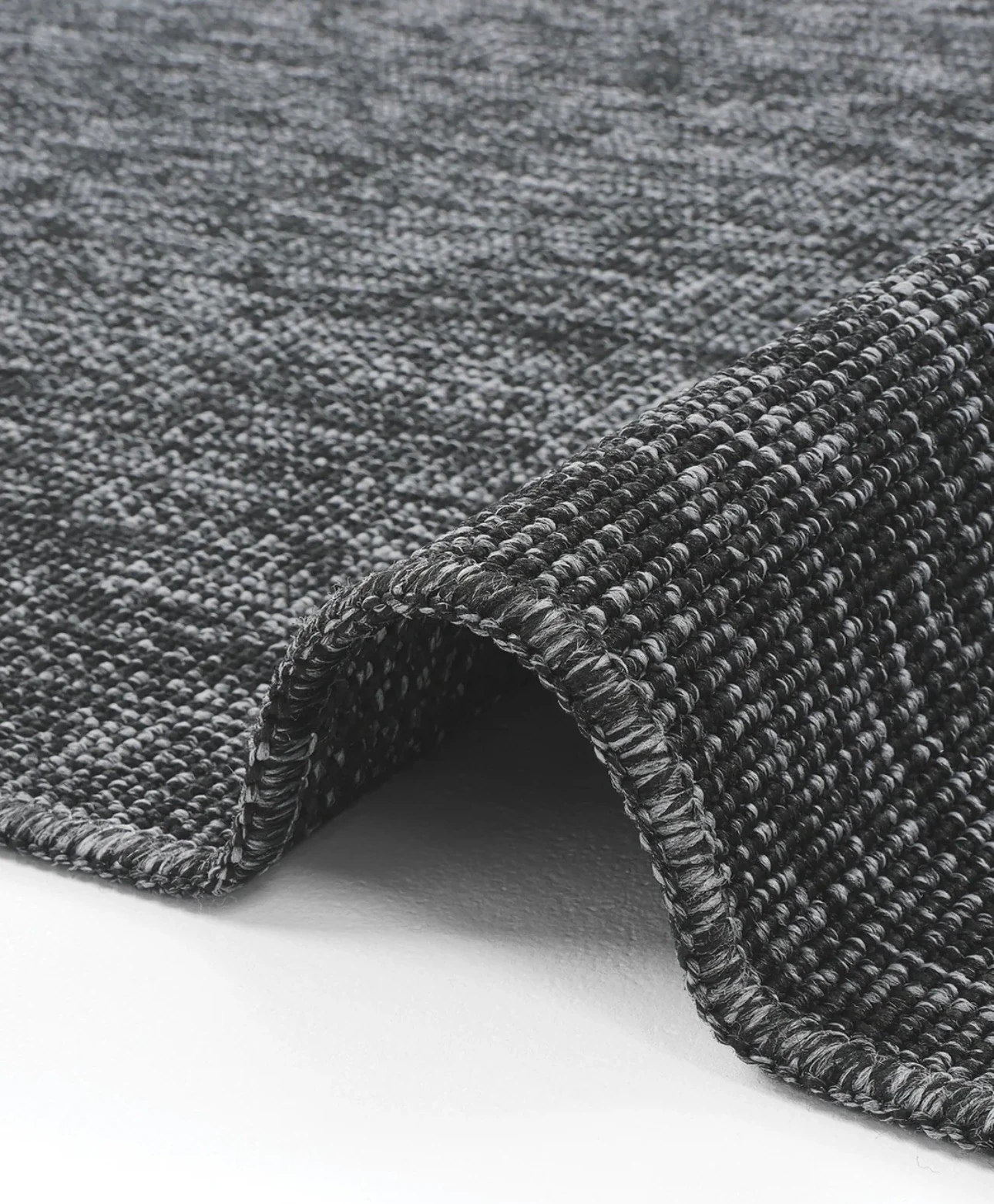 Hanlı halı nice662antrsit hasır dokulu mutfak halısı koridor halısı balkon halısı kesme halı