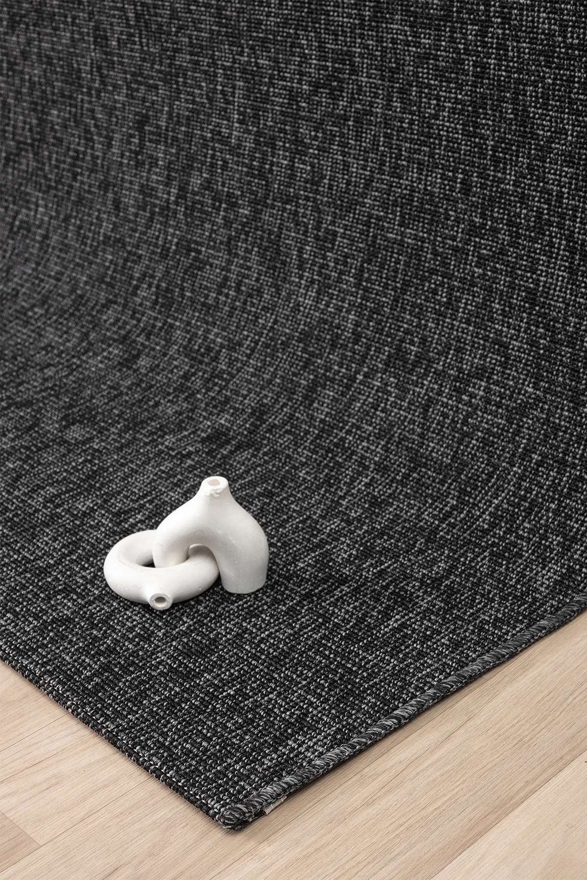 Hanlı halı nice662antrsit hasır dokulu mutfak halısı koridor halısı balkon halısı kesme halı