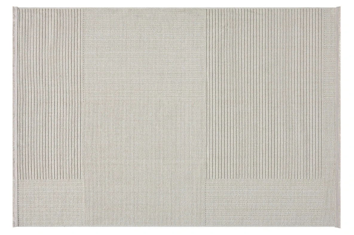 hanlı halı riya622 krem hasır dokulu oturma odası halısı koridor halısı kesme halı