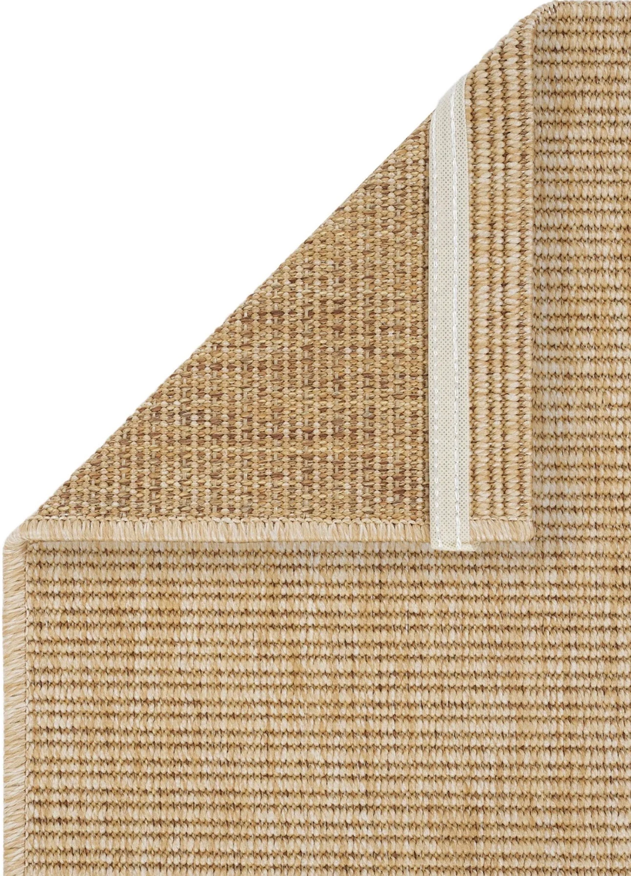 Hanlı halı nice663 bej hasır dokulu mutfak halısı koridor halısı kesme halı