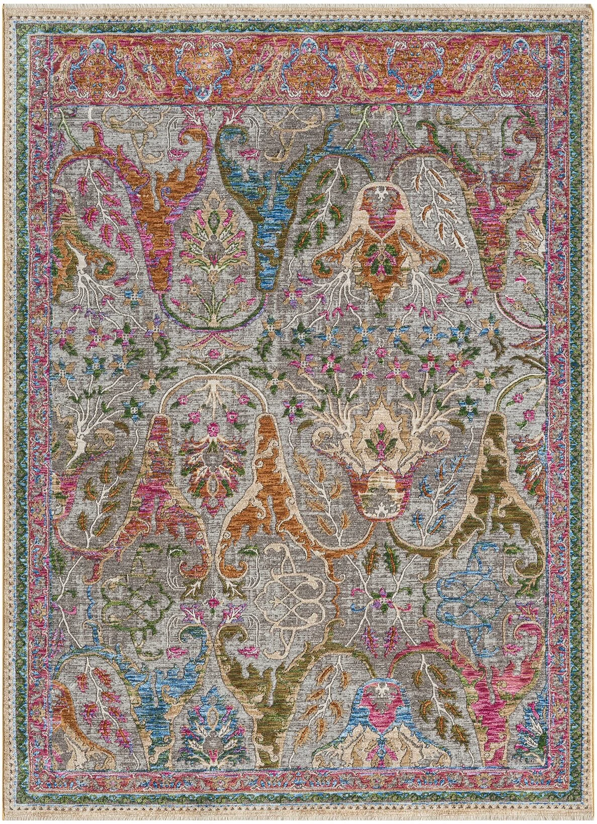 Hanlıhalı retro800 renkli salon oturma odası halısı