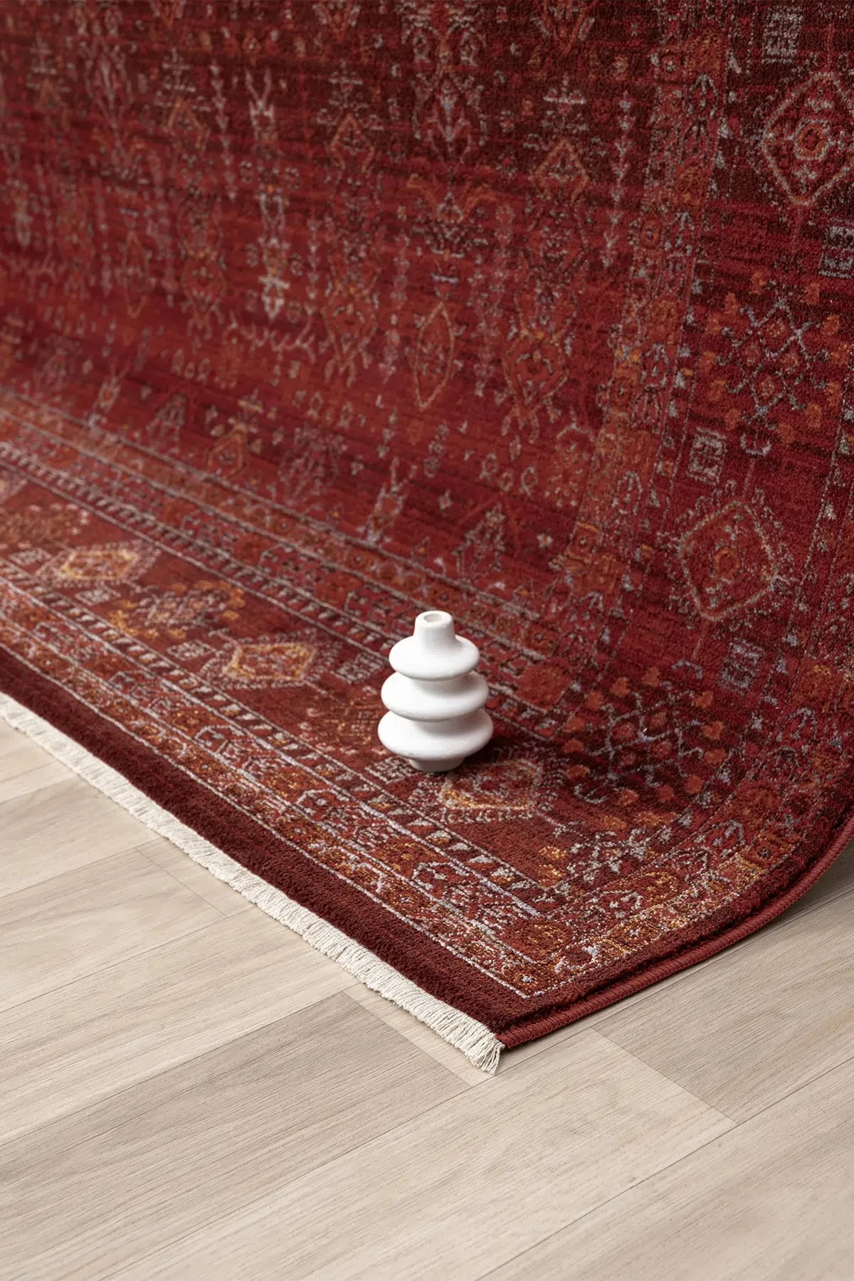 Hanlı halı 0260 Otantik bordo Salon oturma odası halısı