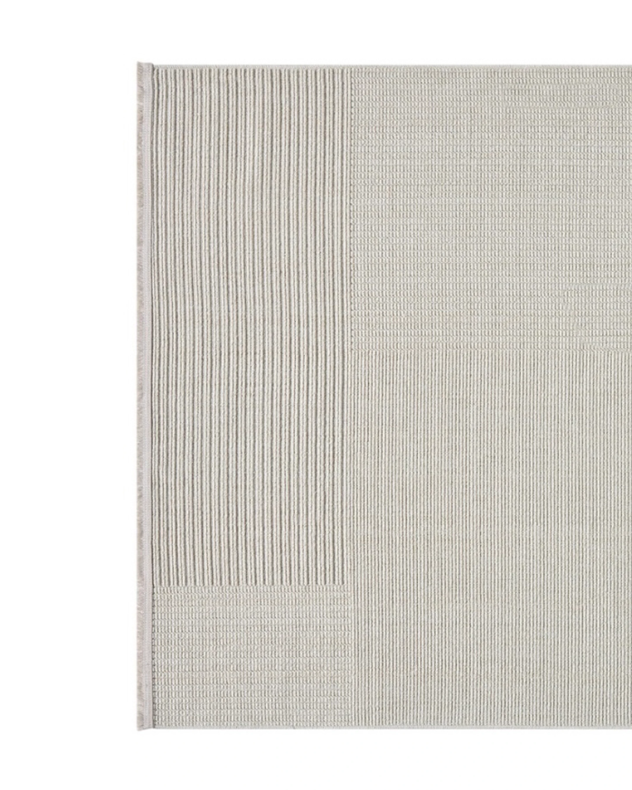 hanlı halı riya622 krem hasır dokulu oturma odası halısı koridor halısı kesme halı