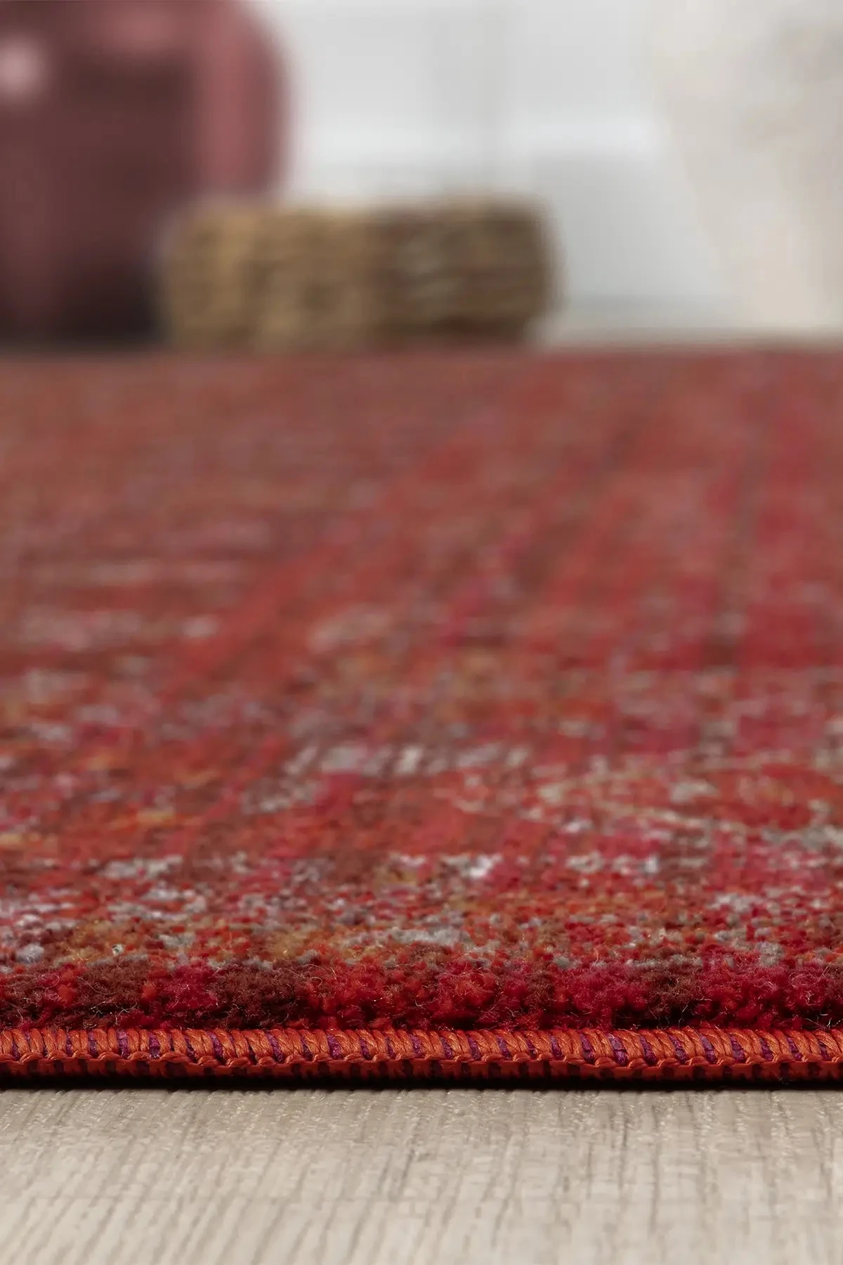 Hanlı halı 0260 Otantik bordo Salon oturma odası halısı