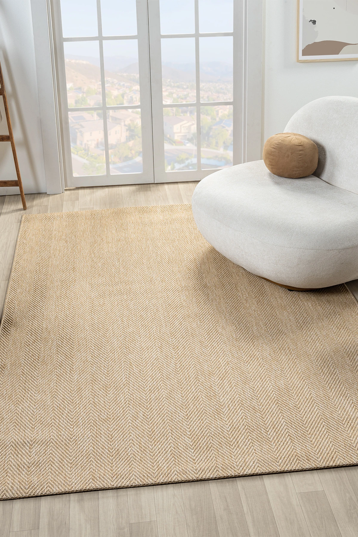 Hanlı halı nice665 bej kahve oturma odası halısı koridor halısı kesme halı