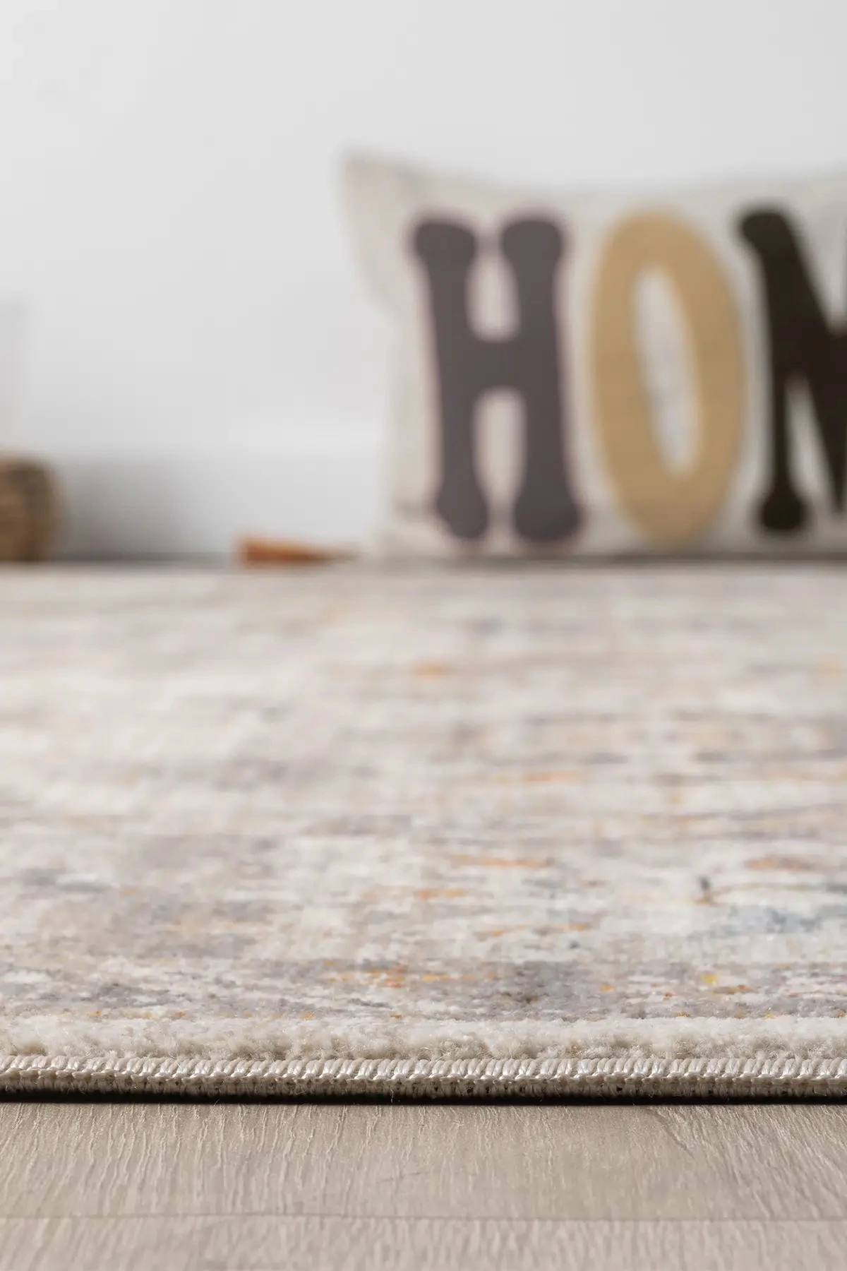 Hanlı halı Otantik0253 krem kahve renkli  Salon oturma odası halısı