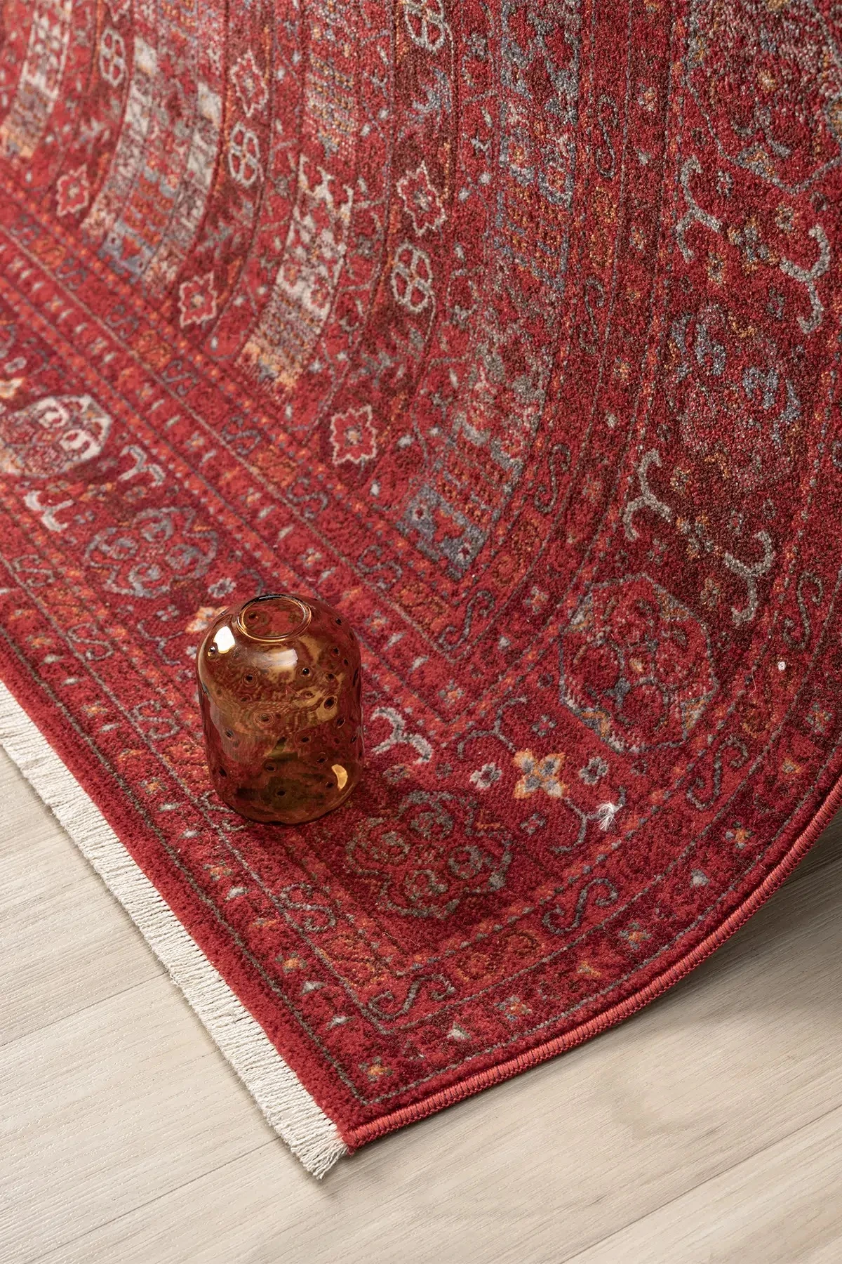 Hanlı halı 0257 otantik bordo Salon oturma odası halısı