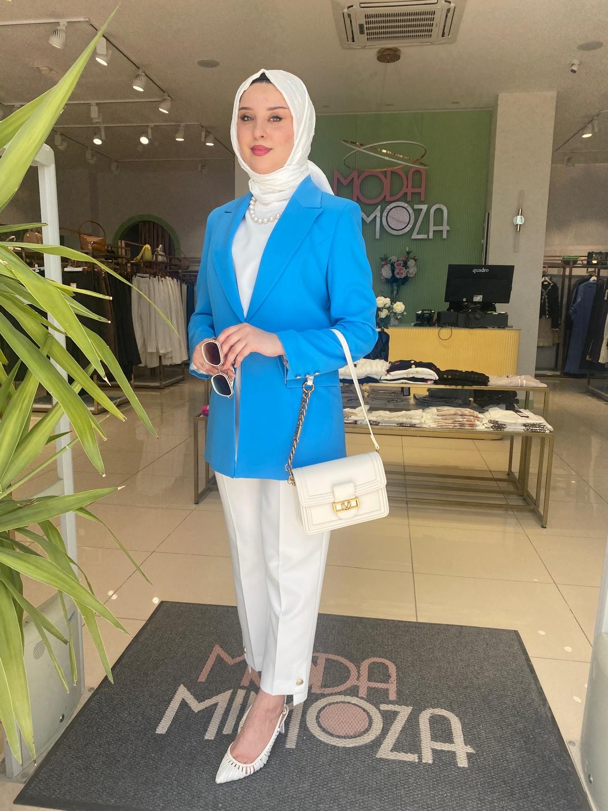 Pera Kısa Blazer Ceket
