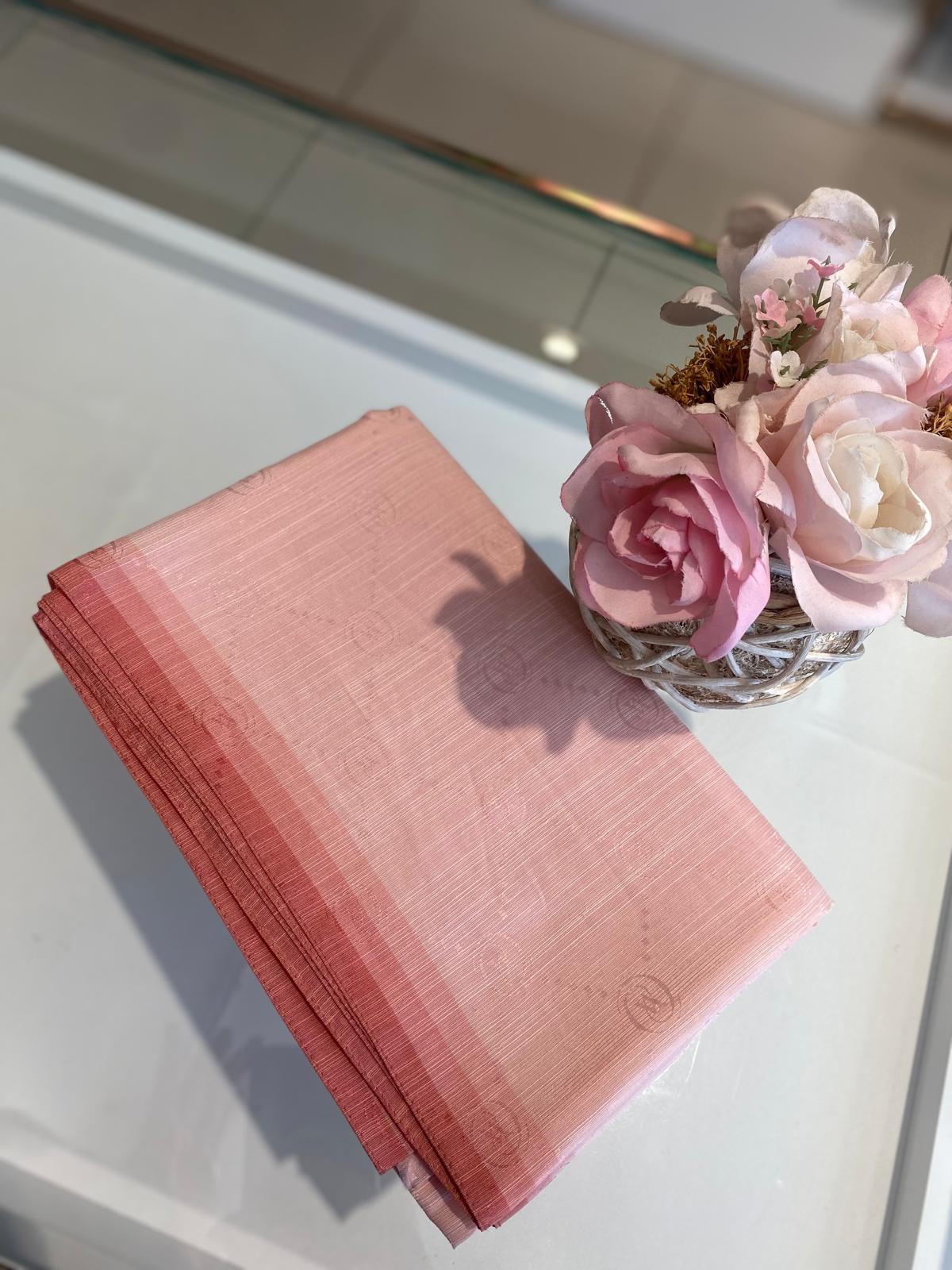 Vakko İpek Şal Kenarlı Çizgili