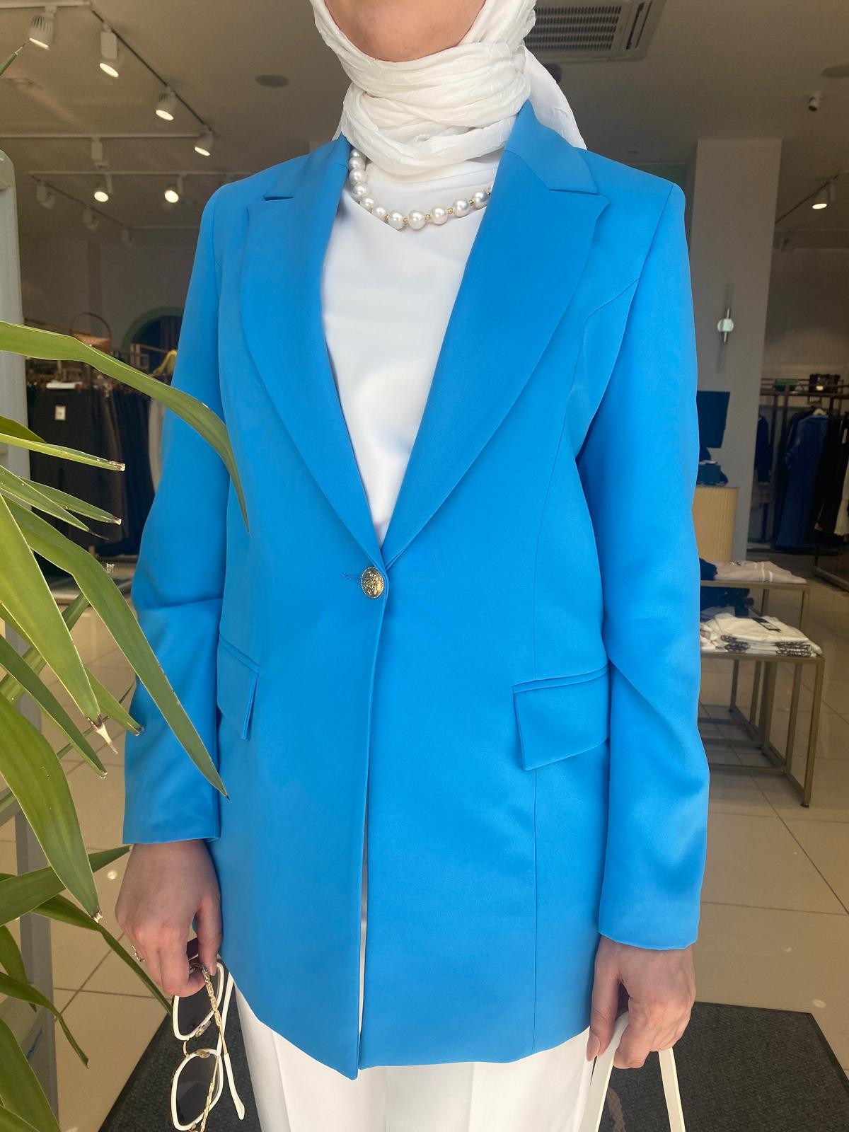 Pera Kısa Blazer Ceket