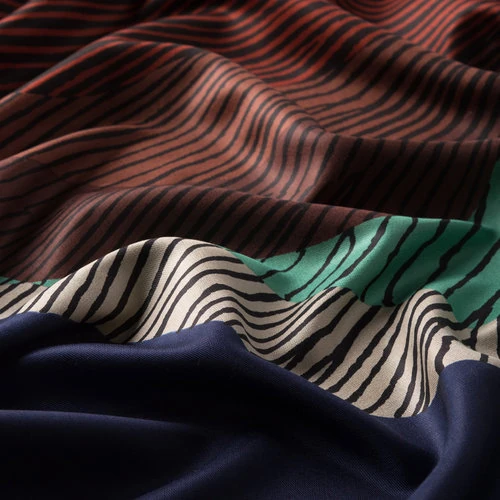 İpekevi İpek Ağacı Desenli İpek Şal