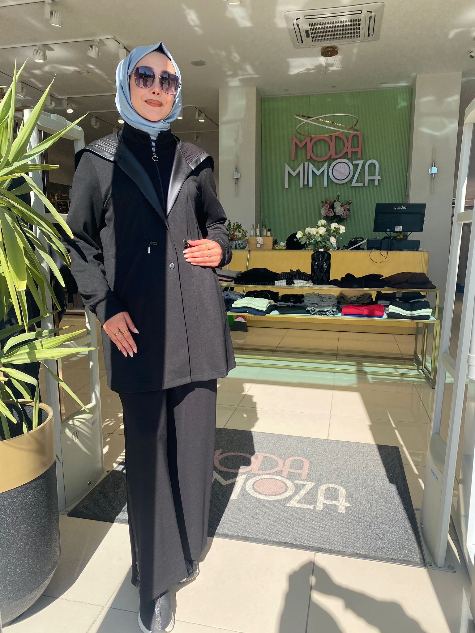 Fuat Gürşen Deri Detay Eşofman Takımı