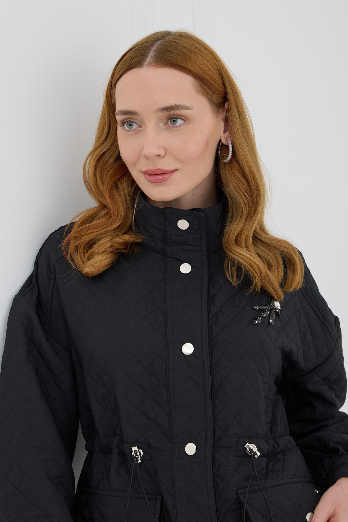 MoodBasic Çıtçıtlı Kapitone Kap