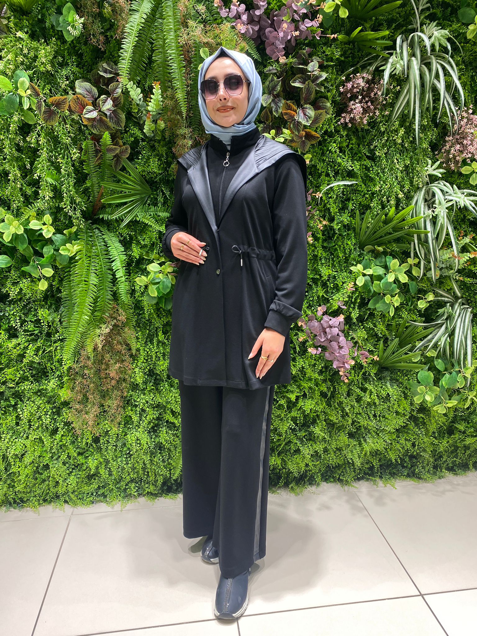 Fuat Gürşen Deri Detay Eşofman Takımı