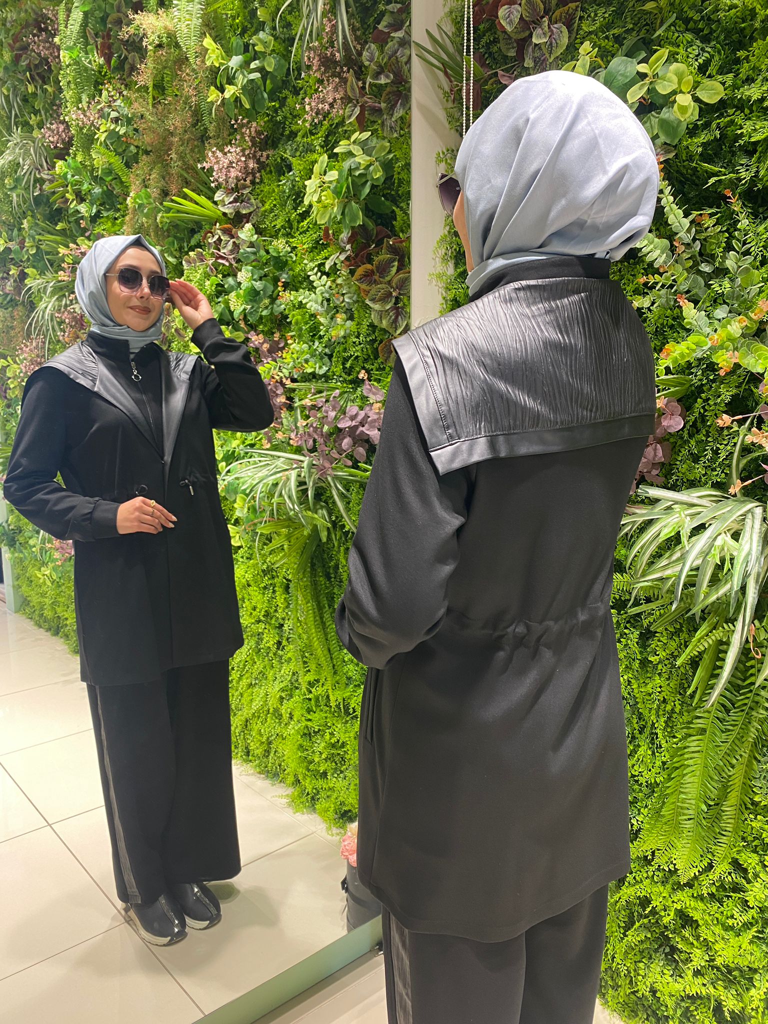 Fuat Gürşen Deri Detay Eşofman Takımı