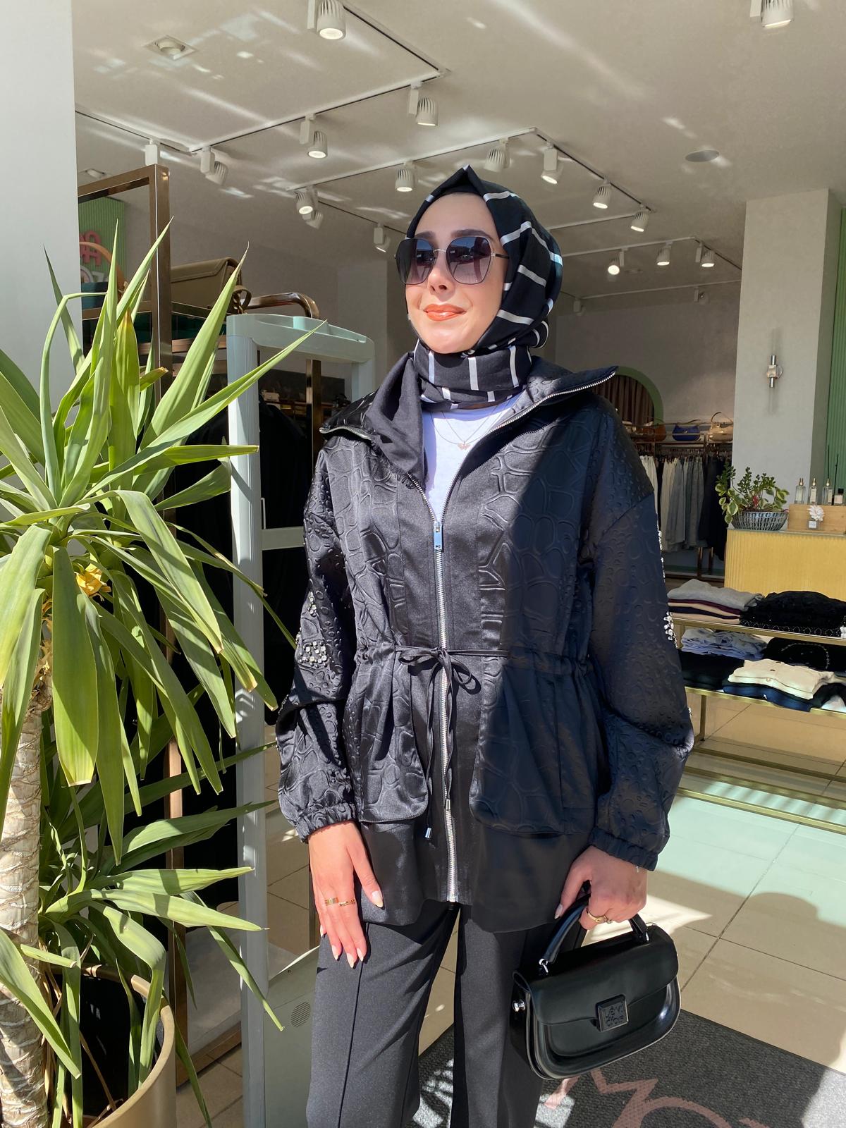 My312 Desenli Taşlı Kap 