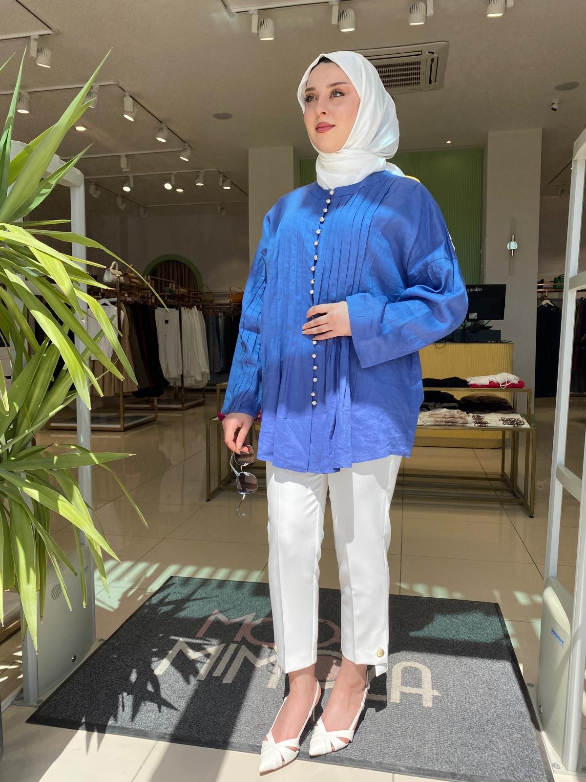 Ghisa Keten Tunik Gömlek