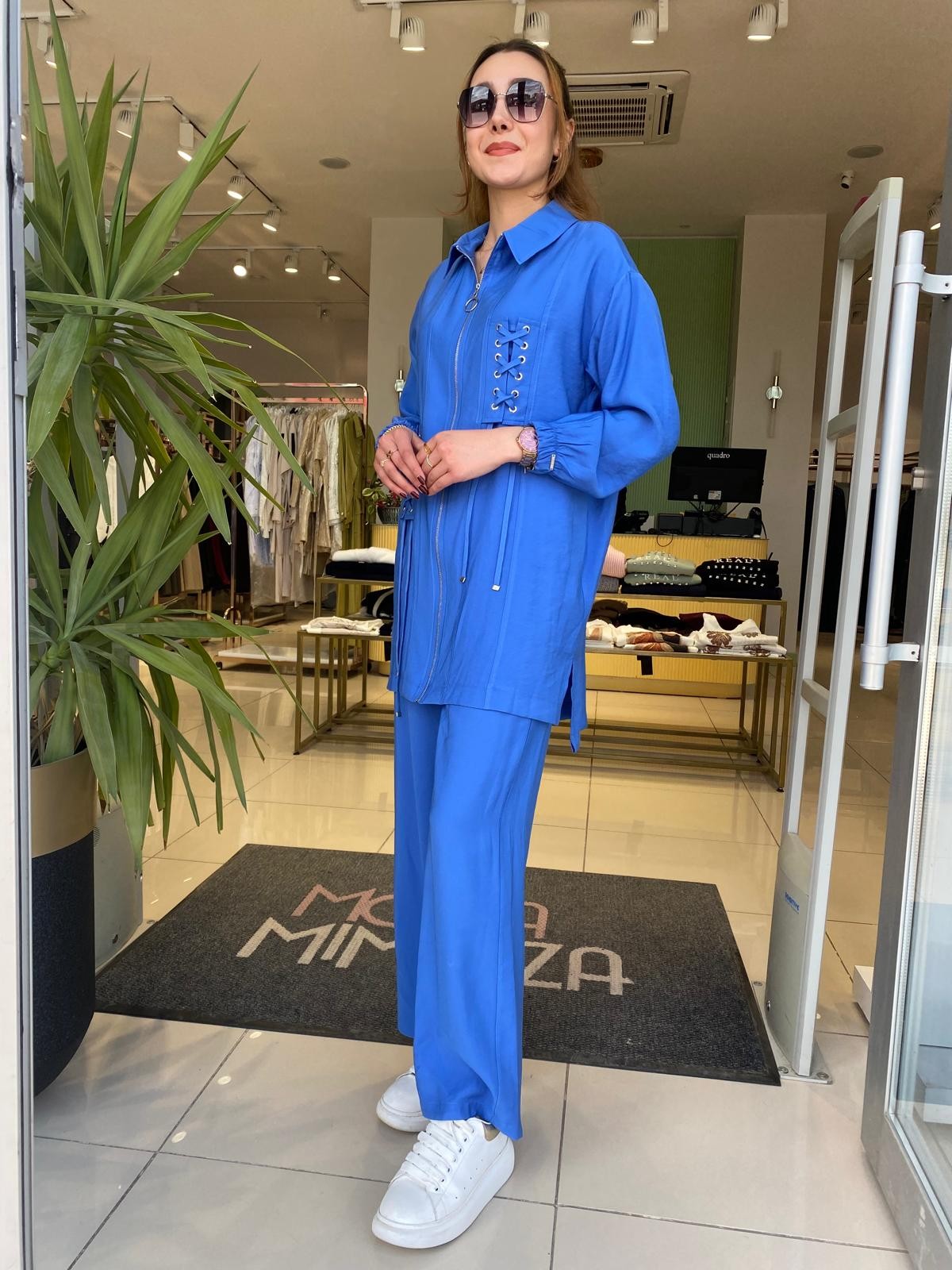 MoodBasic Bağcıklı Fermuarlı Takım