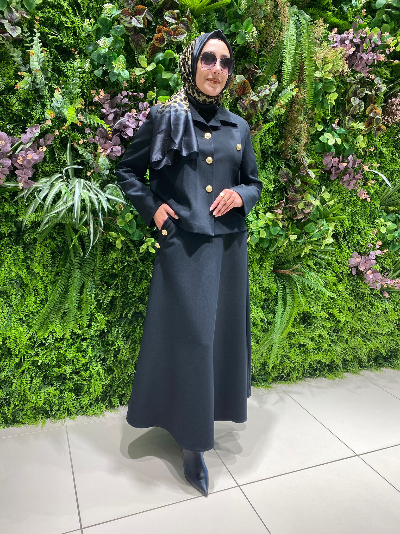 Ghisa Etekli Blazer Takım