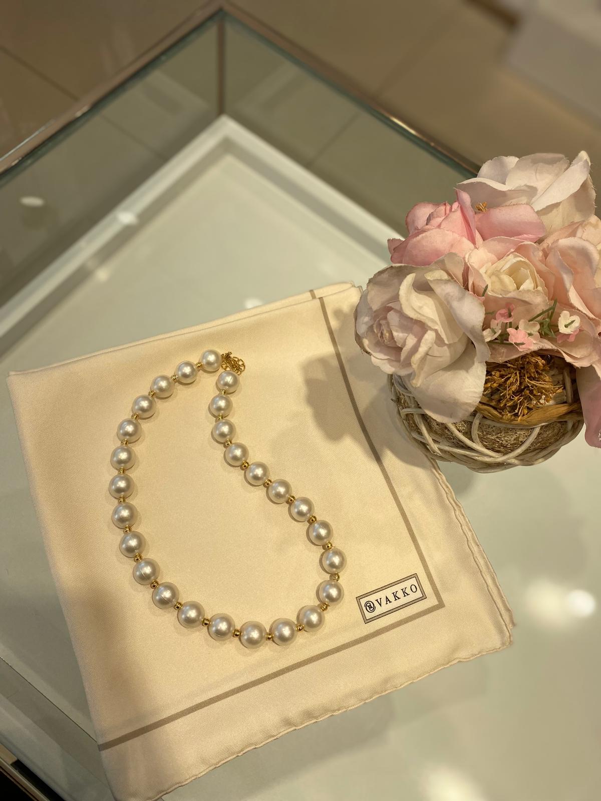 Vakko Çerçeveli Eşarp 33419 - Ekru