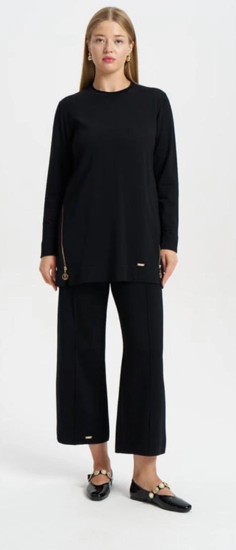 Niliwi  Fermuar Detay Tunik