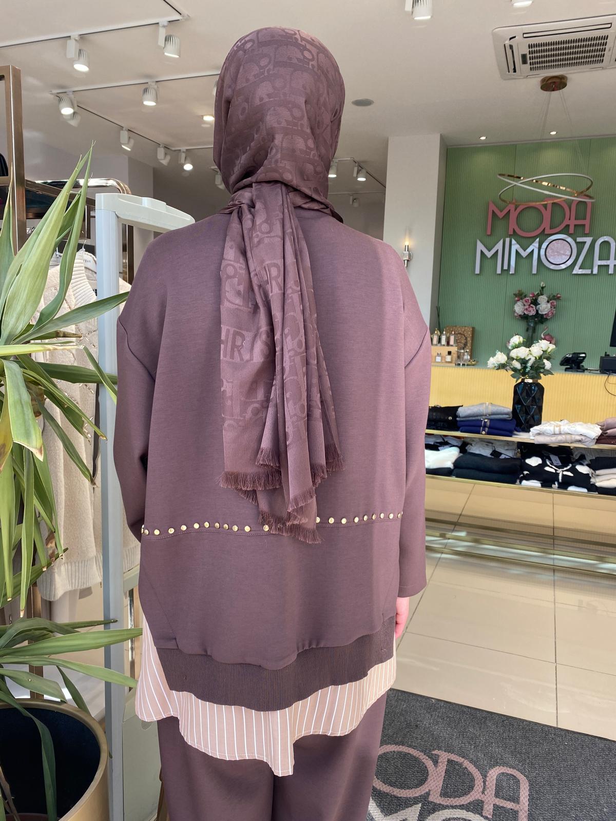 Ghisa Zımbalı Gömlek Detaylı Takım