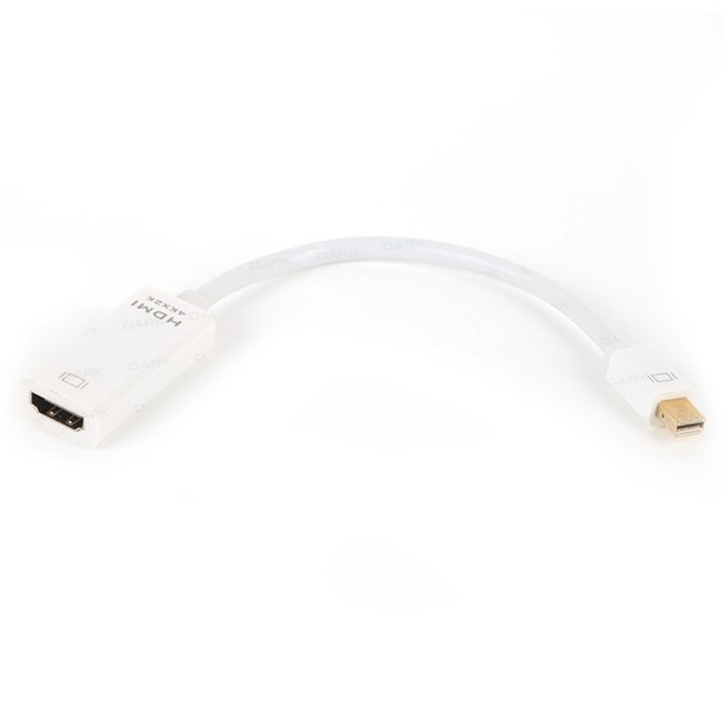 Dark Mini DisplayPort to HDMI Dişi Çevirici (4K)