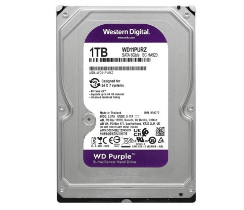 WD Purple 1TB 5400Rpm 64MB -WD11PURZ 