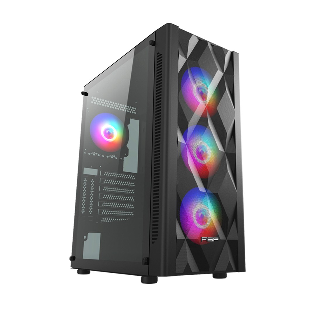 FSP 650W 80+Bronze (CMT595AL) E-Atx Mid Tower