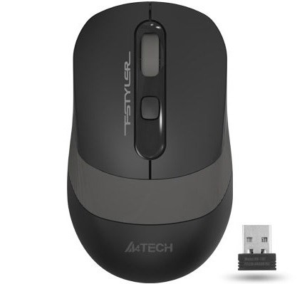 A4-Tech FG10S Gri Nano Sessiz Kablosuz Optik Mouse