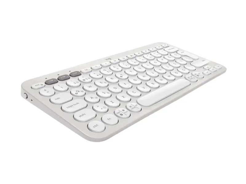 Logitech K380s Çakıl Tuşlu Bluetooth Klavye Beyaz