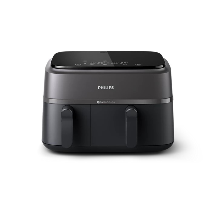 Philips NA350/00 Çift Hazneli Siyah Airfryer