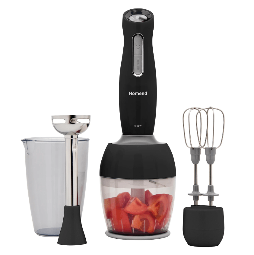 Homend Handmaid 1908H Blender Set Siyah Gri