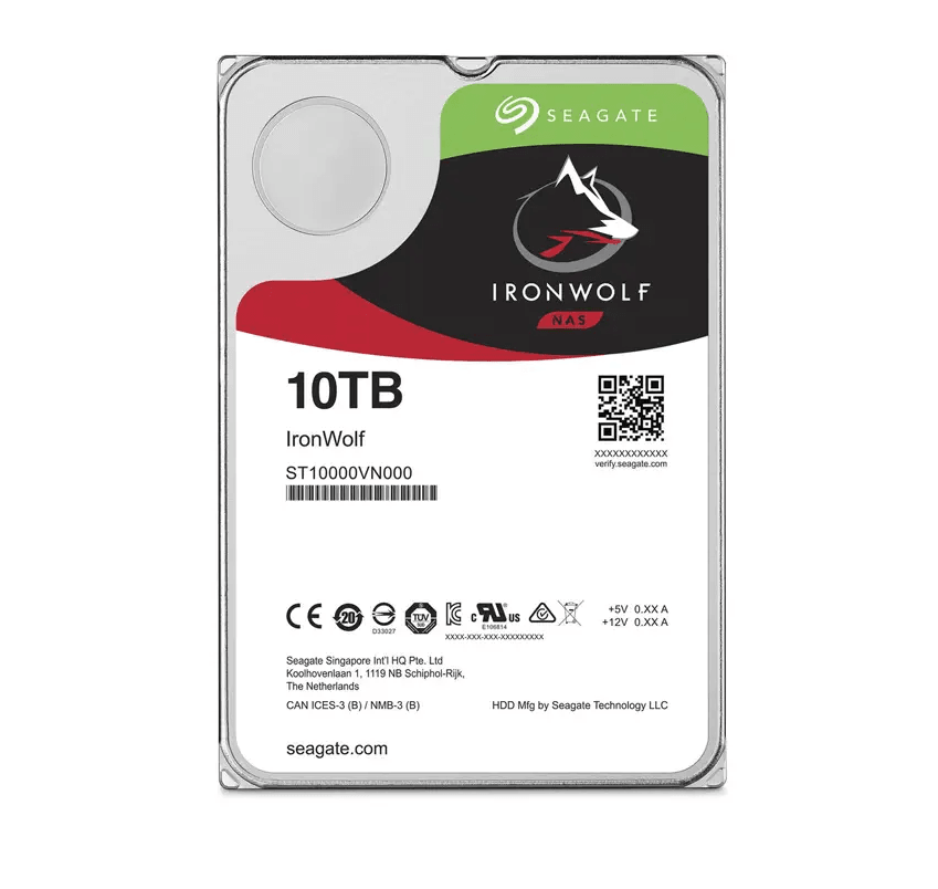 Seagate IronWolf 10TB 7200Rpm 256MB -ST10000VN000