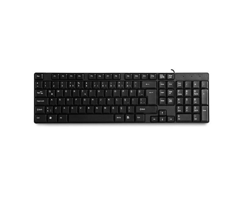 Everest KB-871U Standart USB Q Klavye Siyah  