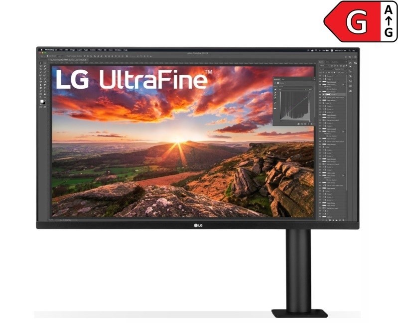 LG 31.5" 32UN880P-B 5ms 60Hz HDMI DP Type-C MM IPS