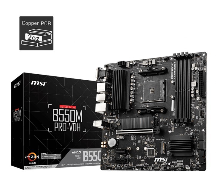 MSI B550M Pro Vdh AM4 Ryzen DDR4 Vga Hdmi Dp