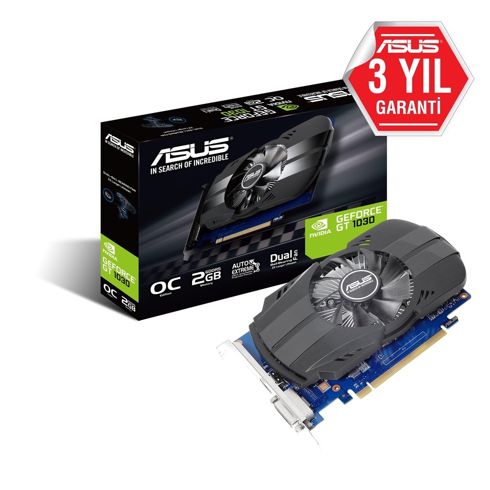 Asus GeForce GT 1030 2GB Phoenix OC GDDR5 64Bit