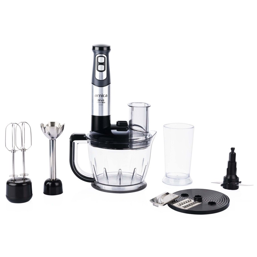 Arnica GH21801 Diva Trend Pro Rendeli El Blender Seti - Gümüş