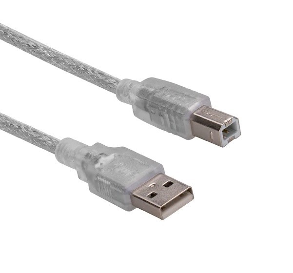 S-link SL-U2015 Usb2.0 1.5m Şeffaf Yazıcı Kablo