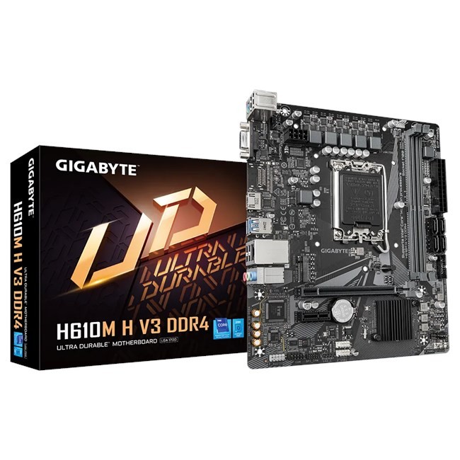 Gigabyte H610M H V3 D4 1700P Vga Hdmi Usb3.2