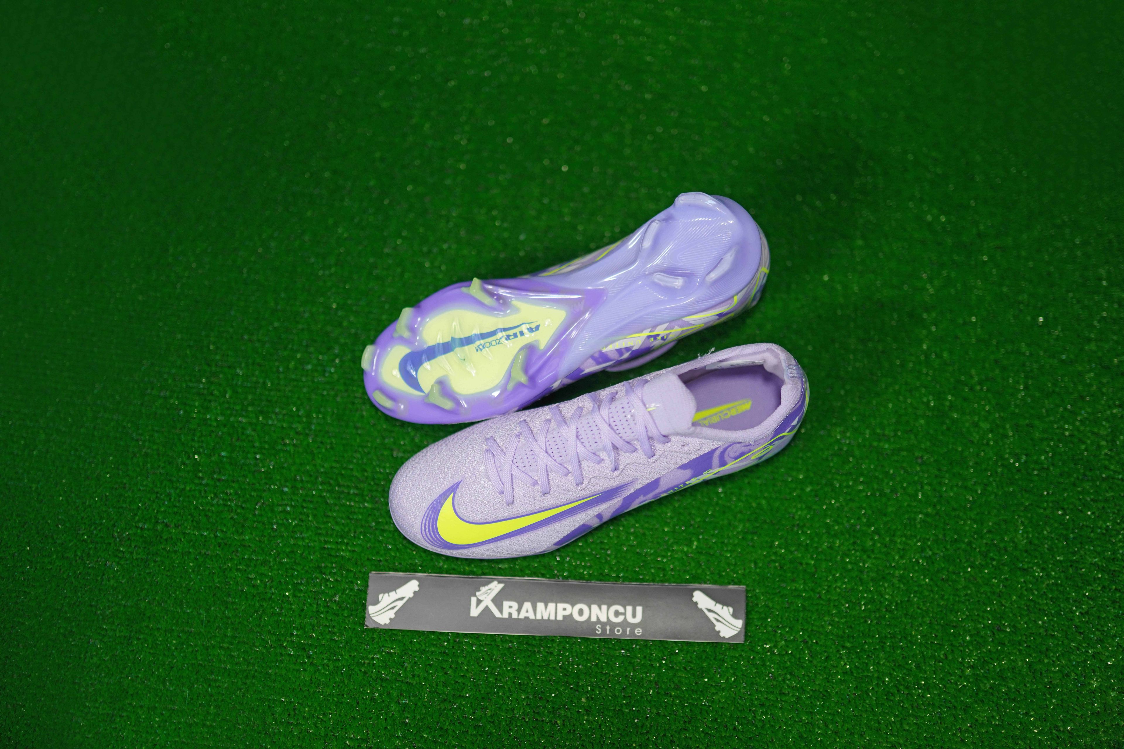 NİKE MOR-SARI AİR ZOOM MERCURİAL VAPOR ELİTE FG BİLEKSİZ