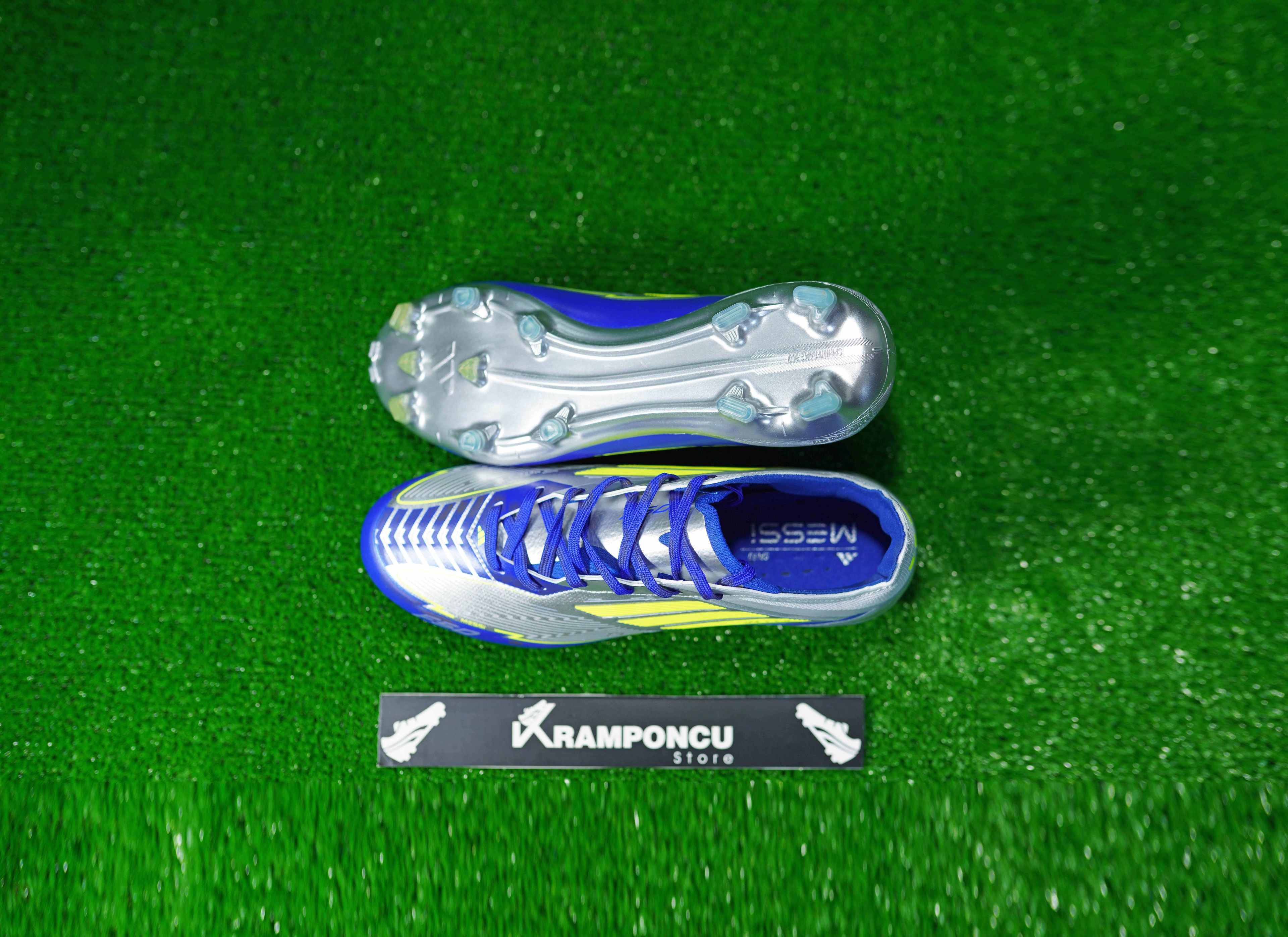 Adi̇das Bi̇leksi̇z Messi̇ Xeli̇te Fg F50 Gri̇ Mavi̇ Sari