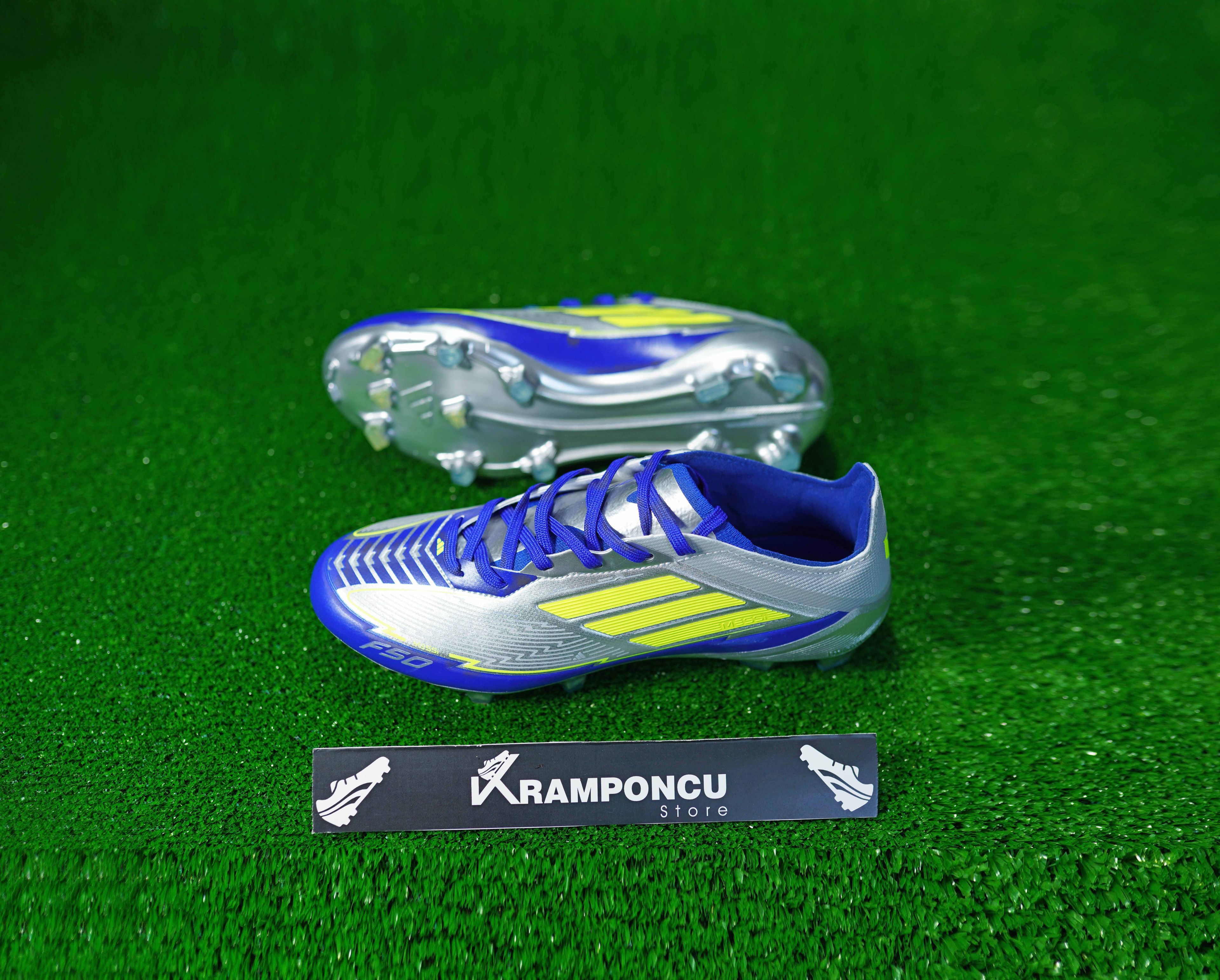 Adi̇das Bi̇leksi̇z Messi̇ X Eli̇te Fg F50 Mavi̇ Gri̇ Sari